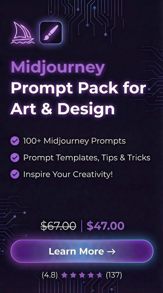 Midjourney Prompt Pack for Art & Design